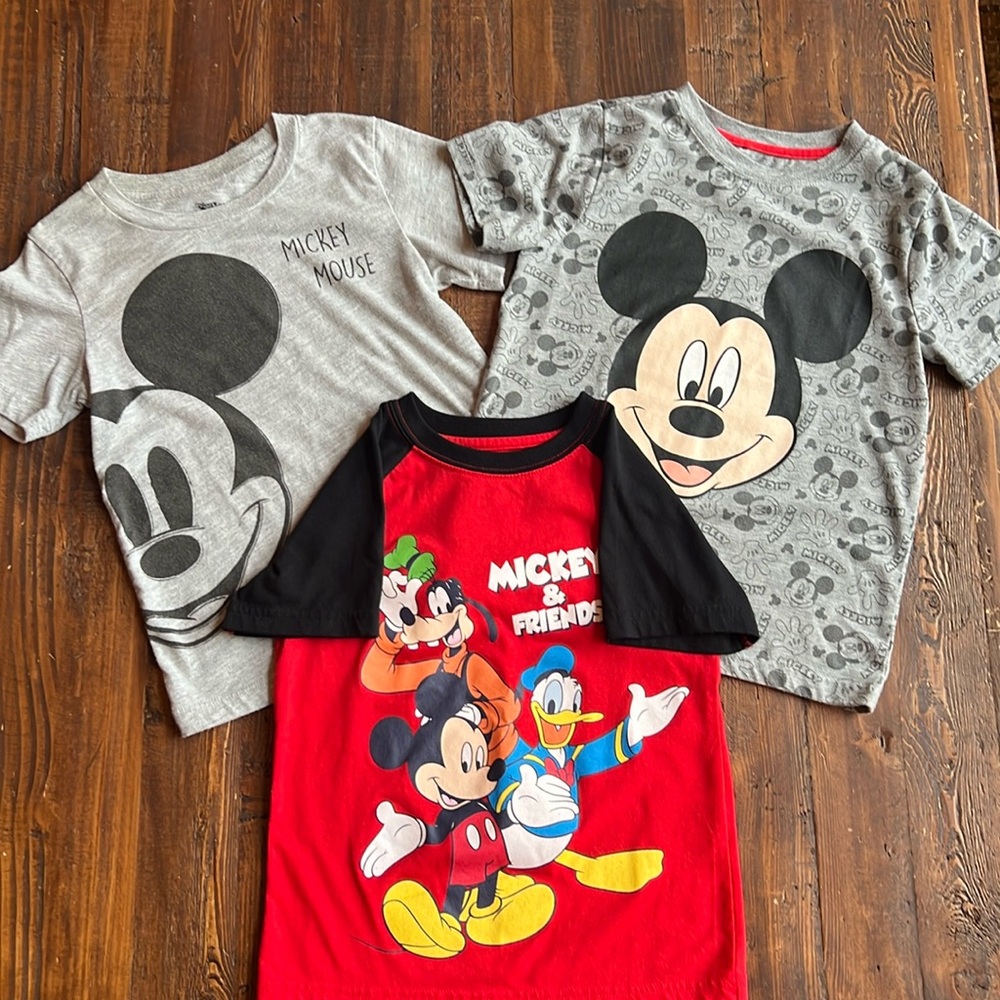 Disney Boys 5T Mickey Mouse Short Sleeve T Shirts (3)
